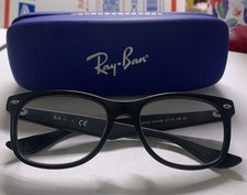 Ray Ban Jr Black Wayfarer Eyeglass Frames Blue Case RJ9052S B5