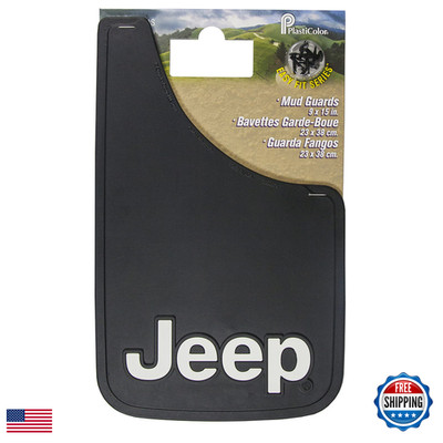 Jeep 9X15 Mud Guards 9 X 15 Mud Guards By Plasticolor 000491R01