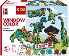 Marabu KiDS Window Color-Set "Dinosaurier" 6 x 25 ml