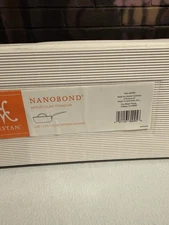 Hestan NanoBond Stainless Multiply all clad, Titanium Gloss, 2 Quart Saucier Pan