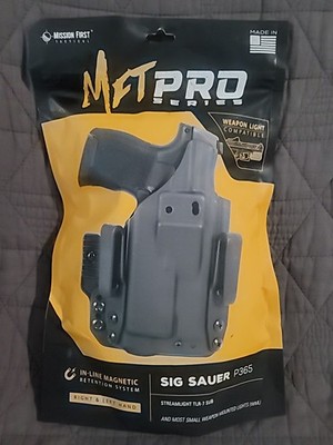 MFT Pro Series H5-SIG-1-WL-7: Sig Sauer P365 Streamlight TLR7 Sub (R/L Hand) NEW