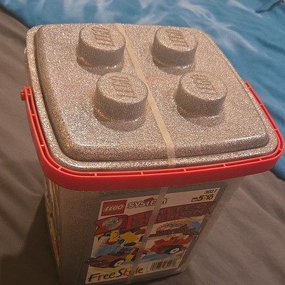 LEGO Freestyle: Limited Edition Silver Freestyle Bucket (3027) for