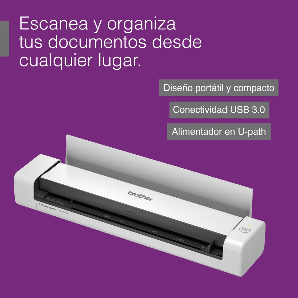 DS-740D Duplex Compact Mobile Document Scanner - Image 4 of 4