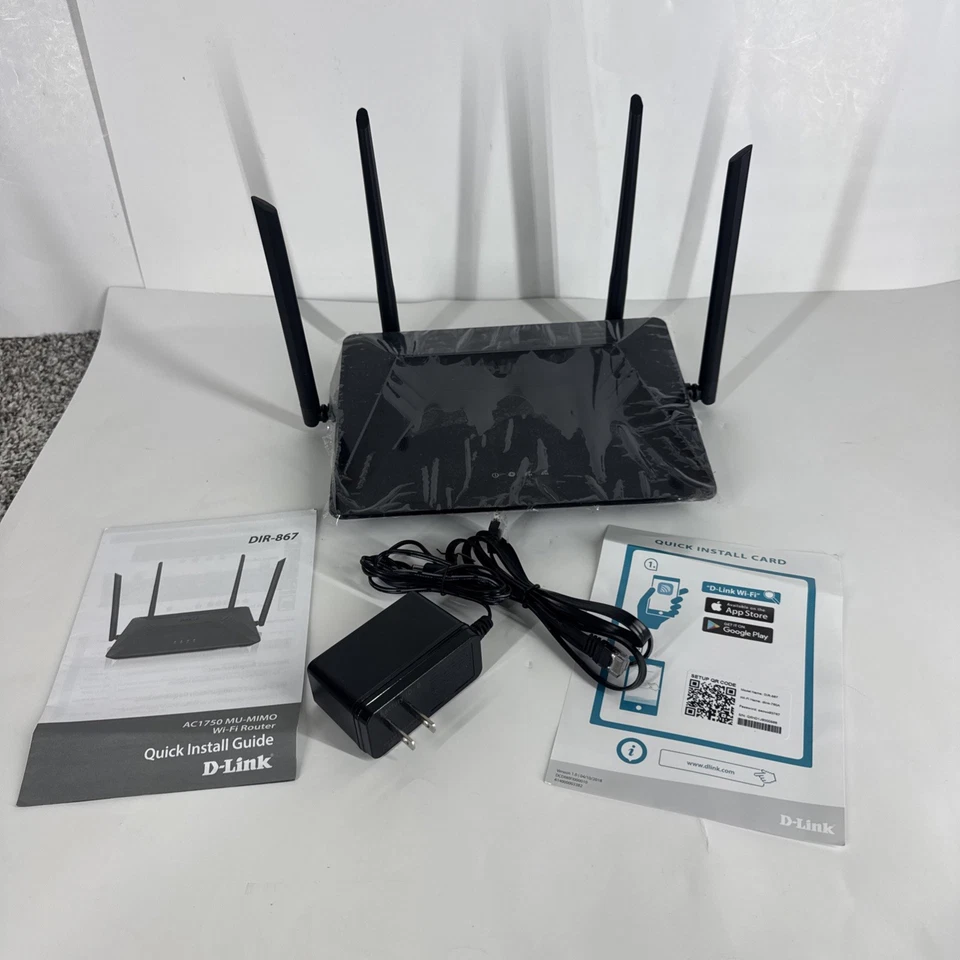 D-Link WiFi Router AC1750 Dual Band Gigabit Streaming & Gaming DIR-867 MU-MIMO - Image 3 of 3