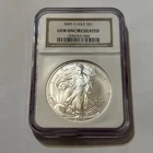 2006 American Silver Eagle $1 NGC Gem Uncirculated .999 Fine Silver