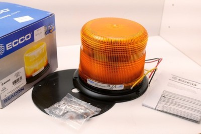 ECCO 7965A Amber LED Beacon Light 12-24V Permanent Mount Open Box