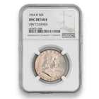 1954-D FRANKLIN 50C US HALF DOLLAR 90% SILVER COIN NGC CERTIFIED UNC DETAILS