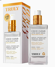 Truly Coco Cloud Aftershave Serum Vegan Hydrating Jumbo 6.4 fl oz/189 mL