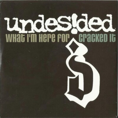 Undesided What I'm Here For/Cracked It (CD) Single (UK IMPORT)