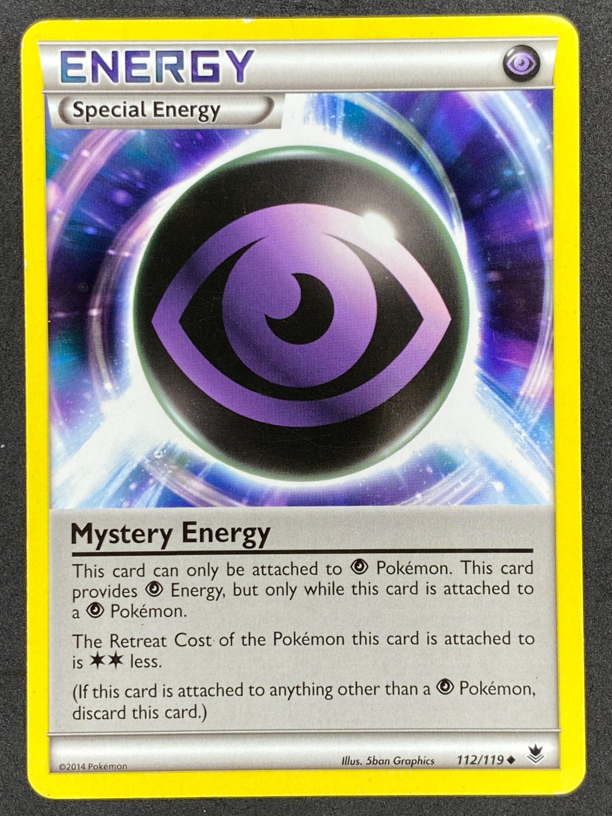 Pokémon Mystery Energy 112/119 PHF Phantom Forces LP