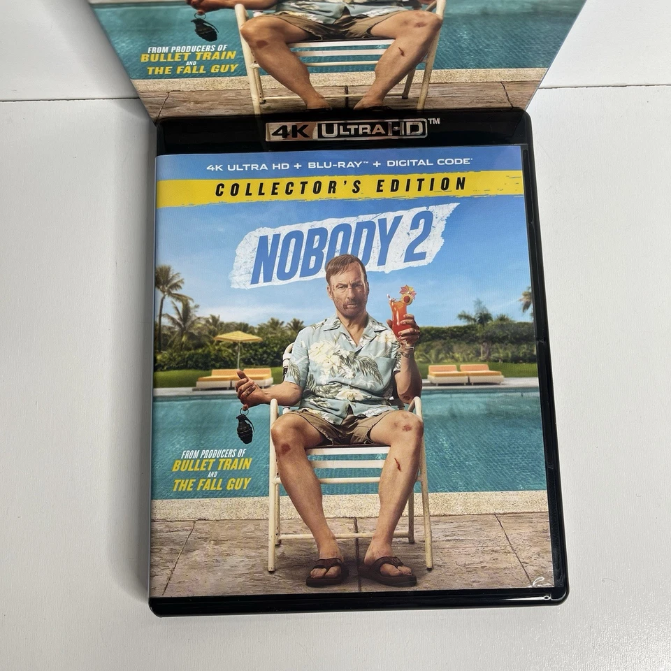 NOBODY 2 4K ULTRA HD + BLU RAY 2 DISC SET + SLIPCOVER SLEEVE COLLECTOR EDITION Foto 2 de 4