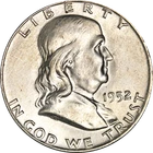 1952-D Franklin Half Dollar - Full Bell Lines