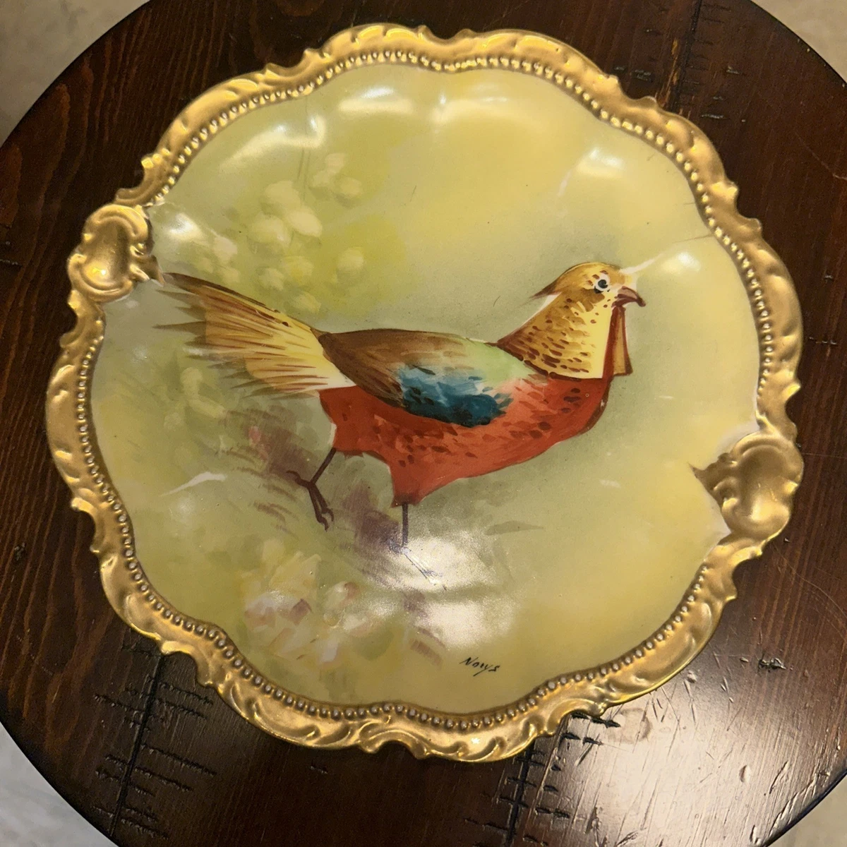 French Plate In Antique Ceramic & Porcelain Plates & Chargers for