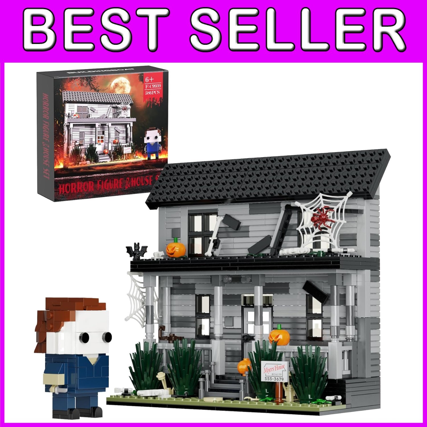 Michael Myers House Building Toy - Collectible Set