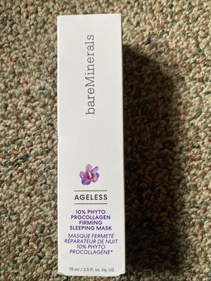 bareMinerals Ageless 10% Phyto Pro Collagen Firming Sleeping Mask 2.5oz NIB