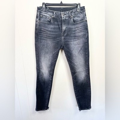 R13 black wash alison skinny jeans size 30