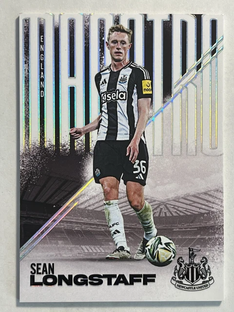 2024-25 Futera Newcastle United FX Sean Longstaff RAINBOW 1/1 MAESTRO One of One