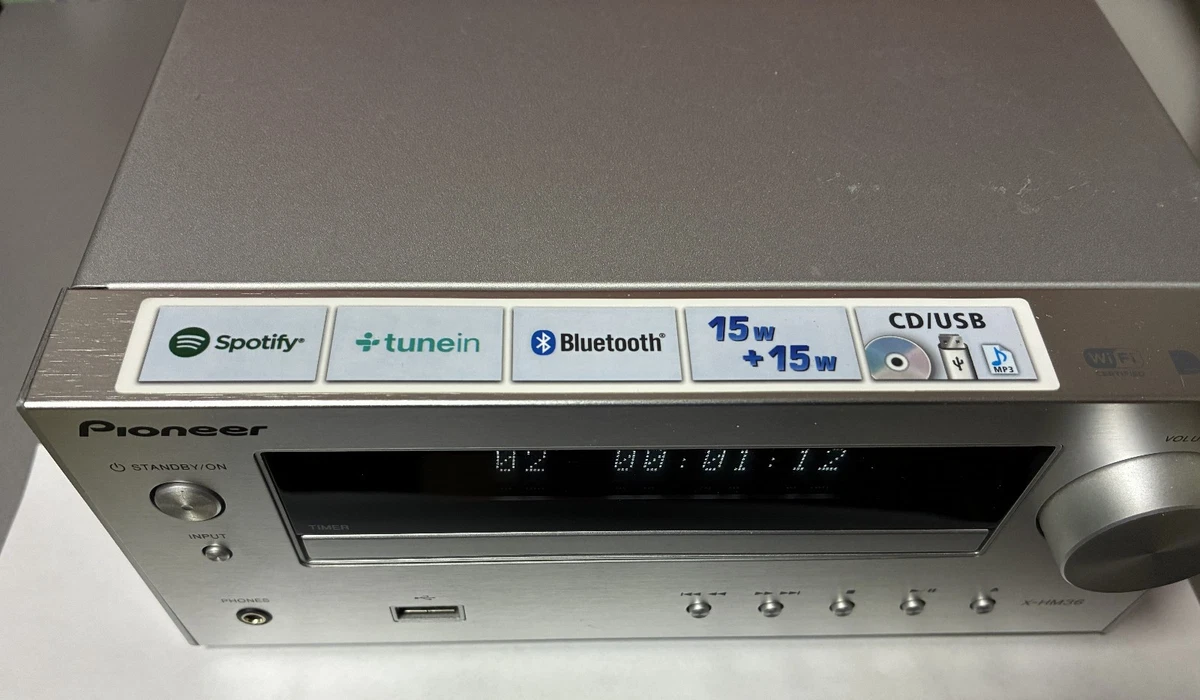 Pioneer X HM36D CD, Microsystem mit Bluetooth-Streaming, Spotify, Web-Radio
