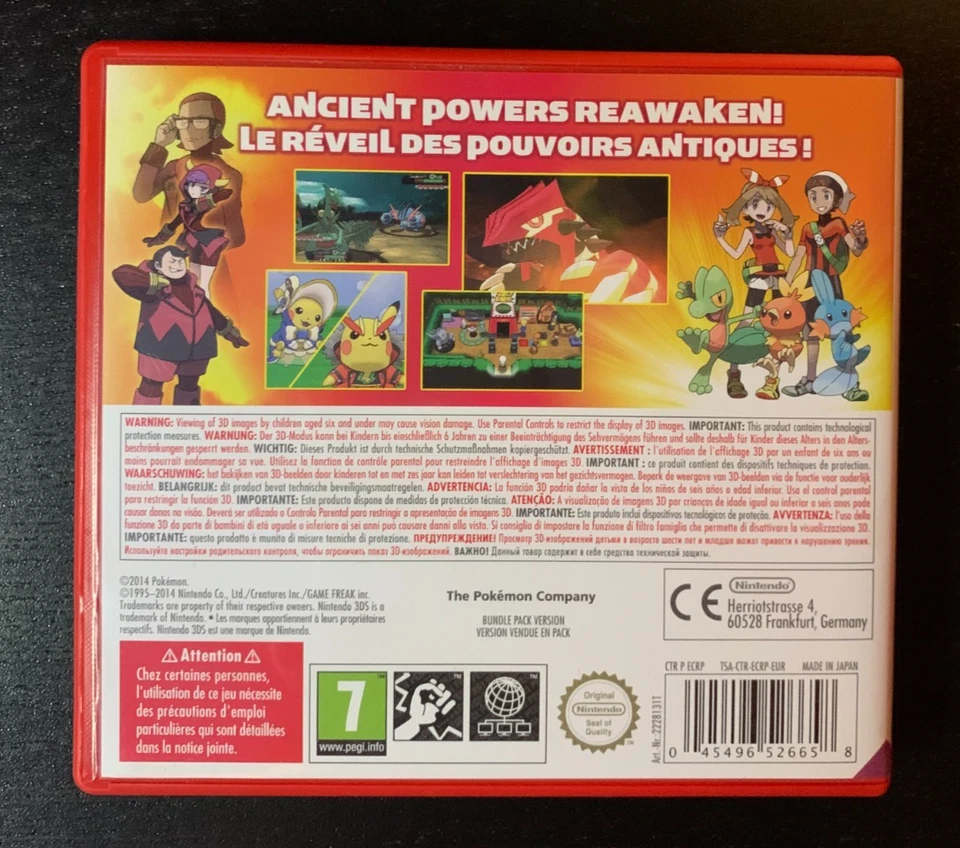 POKEMON OMEGA RUBY STARTER PACK - NINTENDO 3DS - MULTILINGUA - PAL - Immagine 3 di 4