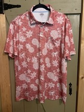 Men s IZOD Saltwater Large Pineapple Tropical Polo