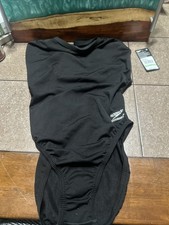 NWT Speedo 8/34 Endurance Solid Flyback Training SwimSuit 1PC