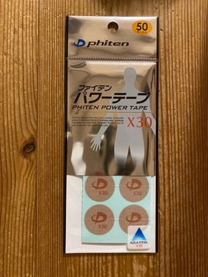 Phiten X30 Titan Power Bandscheiben (50 pro Packung) Japanisch