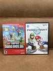 Mario Kart & New Super Mario Bros - Nintendo Wii