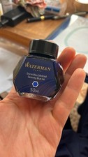 Serenity Blue Fountain Pen Ink 50ml Bottle Refillable Smooth Writing 1 Pack, New