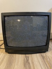 Vintage 19" CRT TV Symphonic B-19WM Retro Gaming Coax Input Only NO Remote