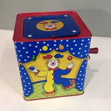 Schylling Clown Jack-in-the-Box Tin Toy 2008 MPN PA-12532 CN 