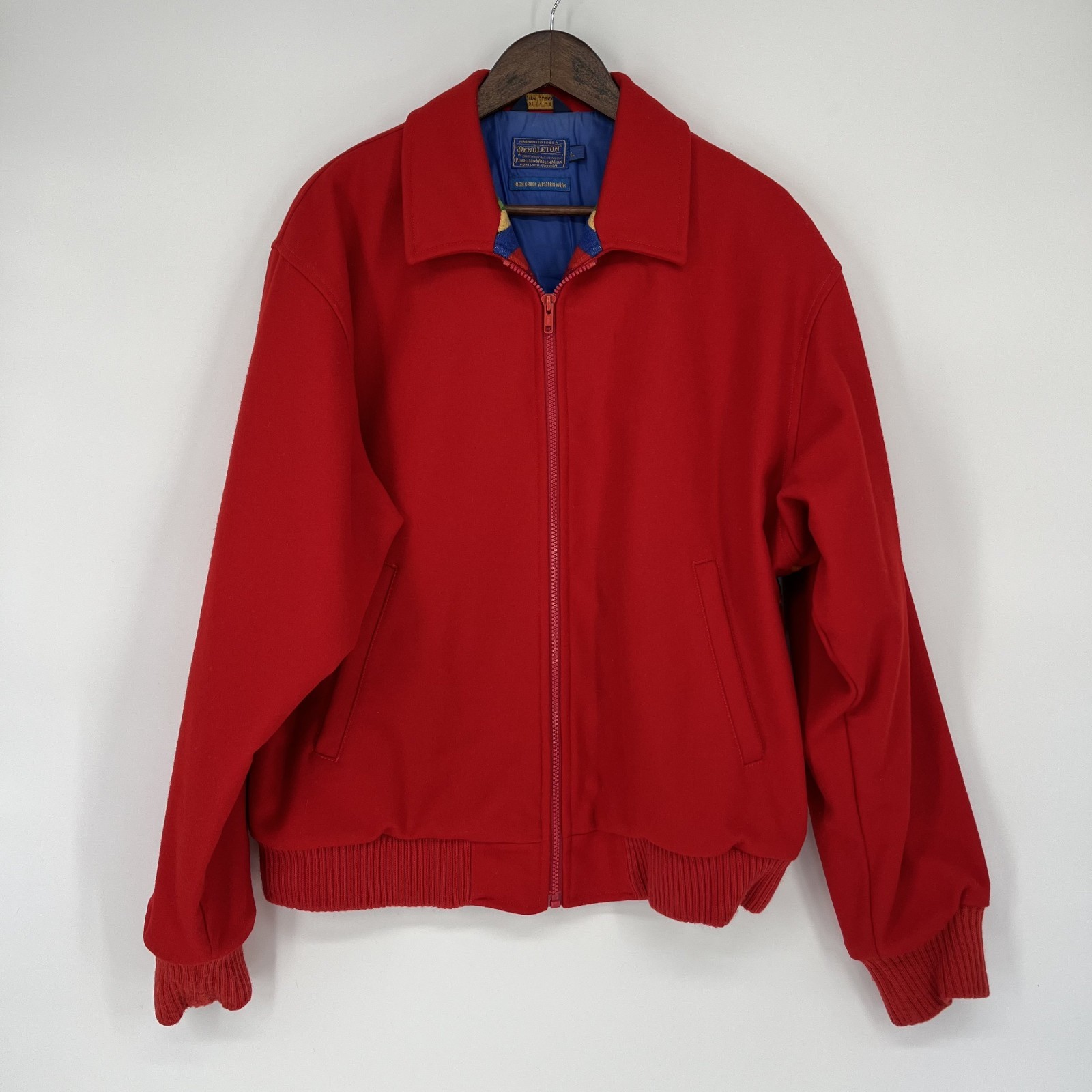 Pendleton Jacket Large High Grade Western Wear US… - image 5