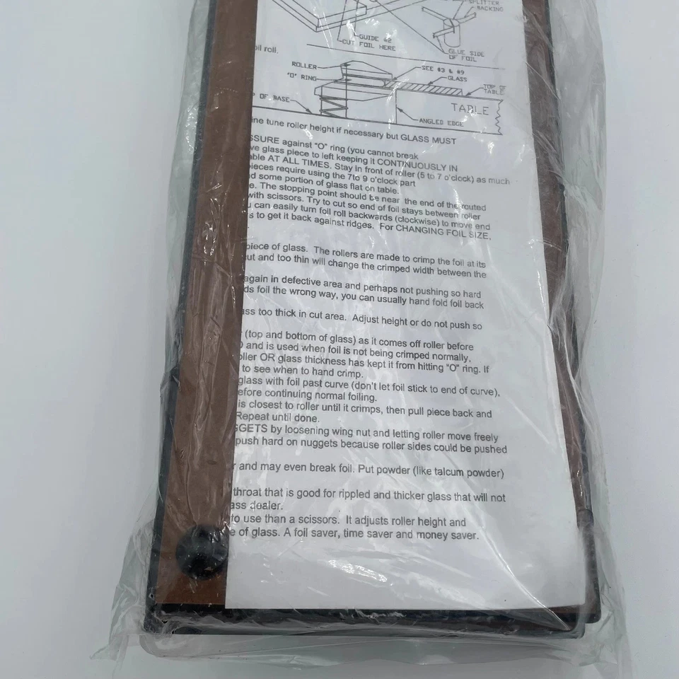 KWC Настольная Фольга Стекло Первоклассный Инструмент Сварные Ролики НОВЫЕ - Изображение 2 из 4