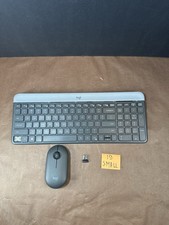 LOGI K470 Wireless Desktop Keyboard and mouse W/dongle there is not one button