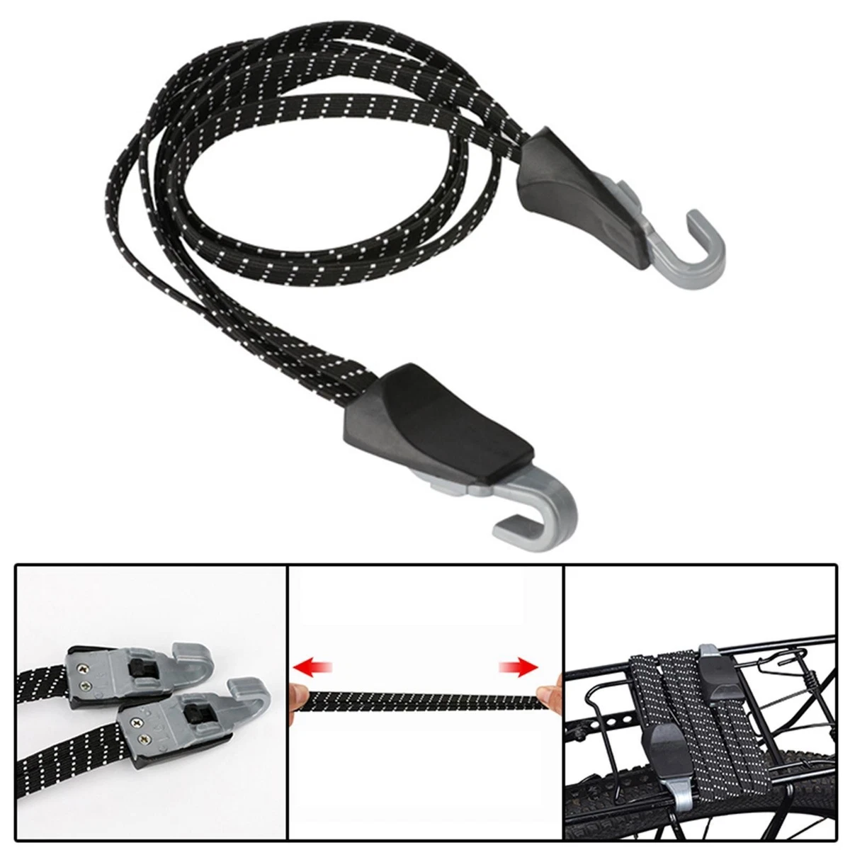 Rubber Strap Rope Band Elastic Binding for Mountain Bike Bike Cargo Racks