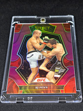 2023 Panini Select UFC BJ Penn Red Prizm /99 Premier Level #145