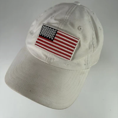 Puma Casquette Baseball Homme Réglable Blanche Drapeau USA Dad Hat - Photo 1/4