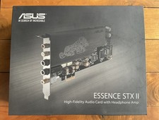 ASUS Essence STX II - HIGH END AUDIOPHILE SOUND CARD with complete accessories