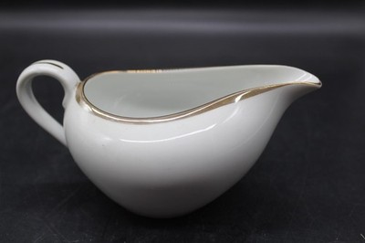 Vintage St. Regis Fine China Cream & Sugar Bowl Ivory with Gold Rim Japan #102