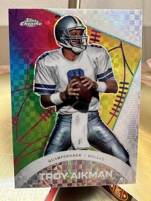 Troy Aikman 2023 Topps Composite - Chrome All-Etch X-Fractor Card# CAE-5 Cowboys