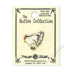 Mill Hill Ceramic Buttons 86077 chicken