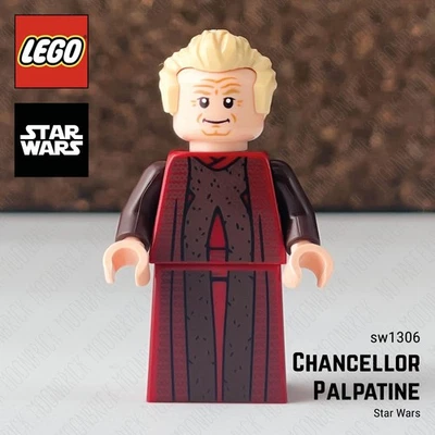 LEGO Minifigure Chancelier Palpatine sw1306 Star Wars The Clone Wars 75354 - Photo 1/4