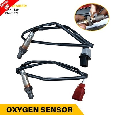 New Set Of 2 Upstream Downstream Oxygen Sensor For Audi TT VW Jetta Beetle Golf