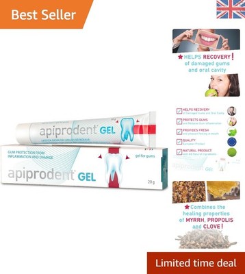 Apiprodent Gel - Extra starke orale Behandlung für Zahnfleischschmerzen & Mundgeschwüre 20g