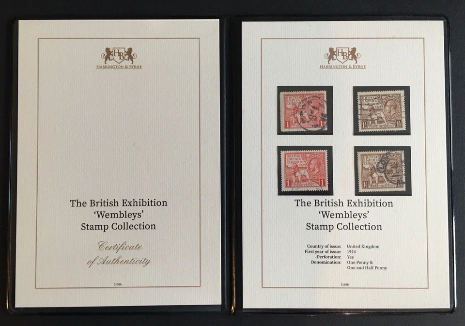 George V Harrington and Byrne 1924 & 1925 Wembley Exhibition SG430 - SG433 Used — 第 3/4 张图片