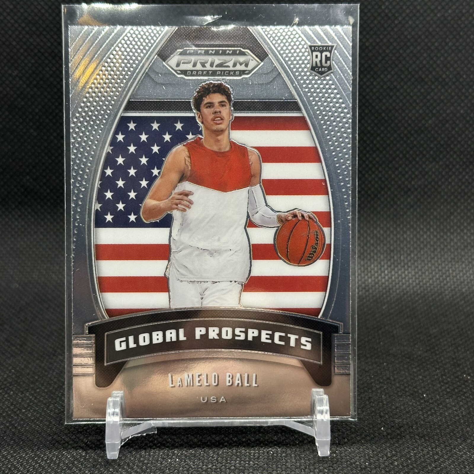 Lamelo Ball Global Prospects #98 Rookie 2020 Panini Prizm Draft Picks Hornets