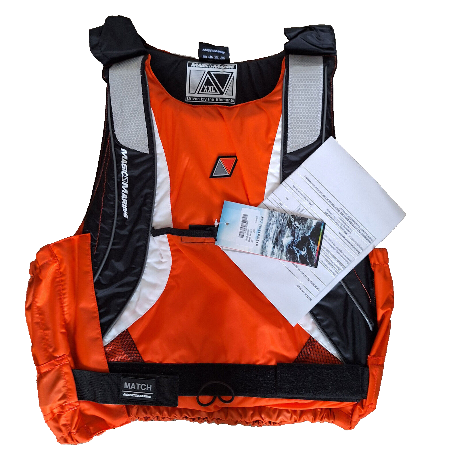 FILA Giacca Magic Marine Match aiuto al galleggiamento arancione riflettente taglia 2XL B2