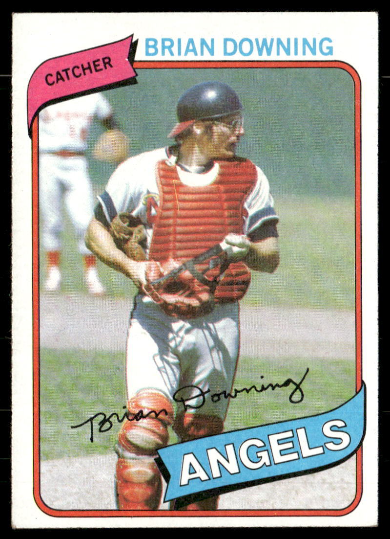Brian Downing 1980 Topps #602 California Angels Baseball Card