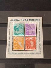 Timbre  Bloc Yt 1 * Suisse Ref620