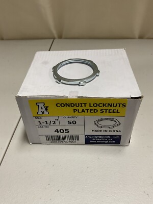 1.5'' Steel Locknuts For IMC/Rigid Conduit 50pcs Arlington