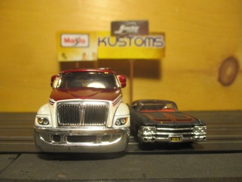 HO 1:64 Metal Body Slot Car Custom Metal Body Slot cars Maisto Flatbed Von Dutch - Picture 6 of 18